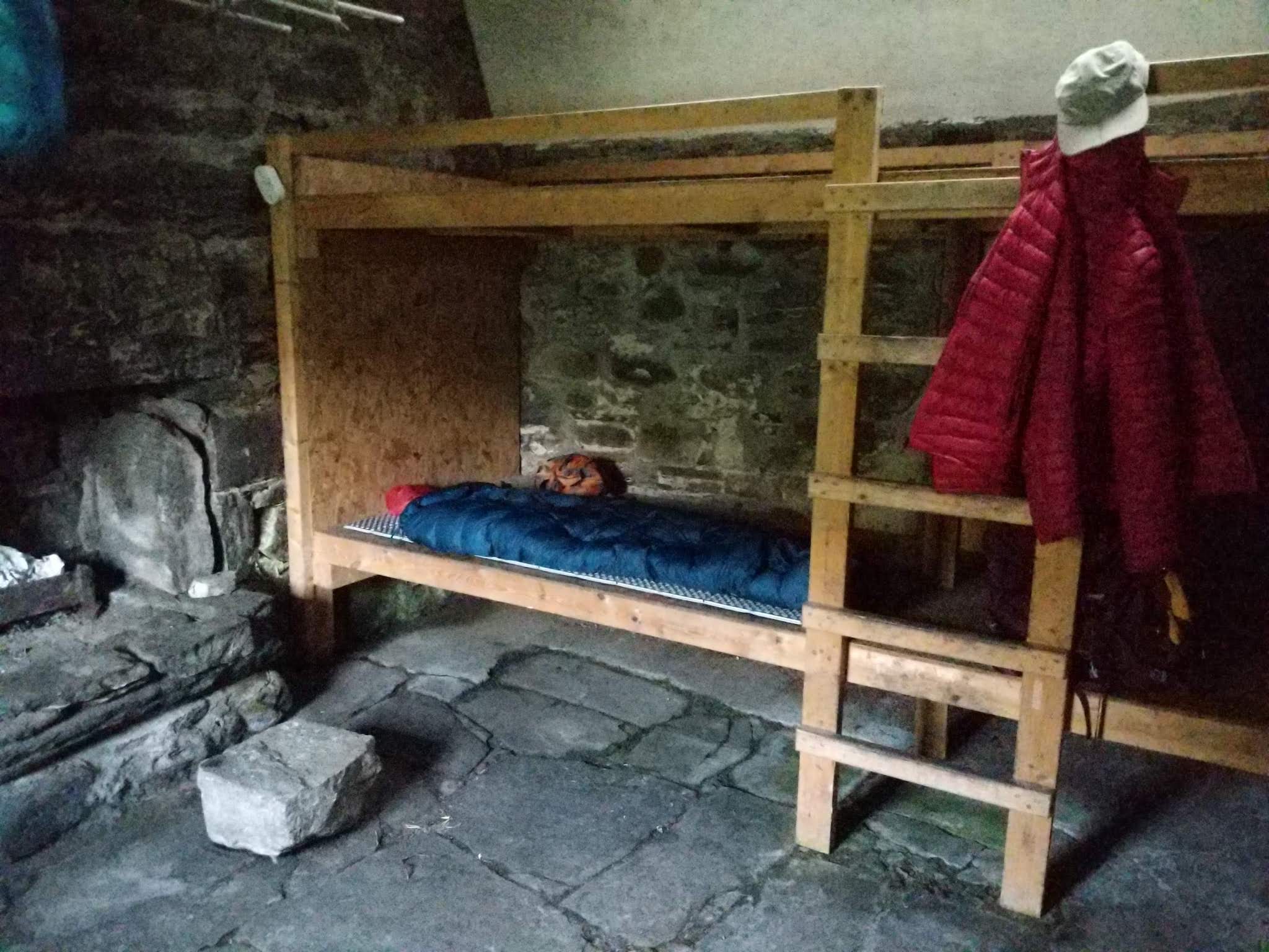 Camban bothy - sleeping space