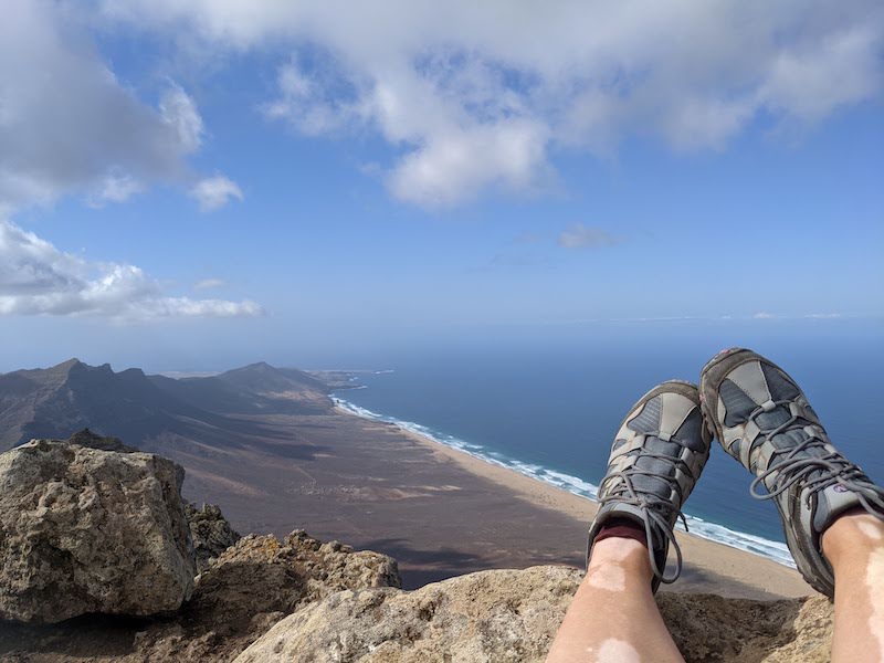 Pico La Zarza - feet up