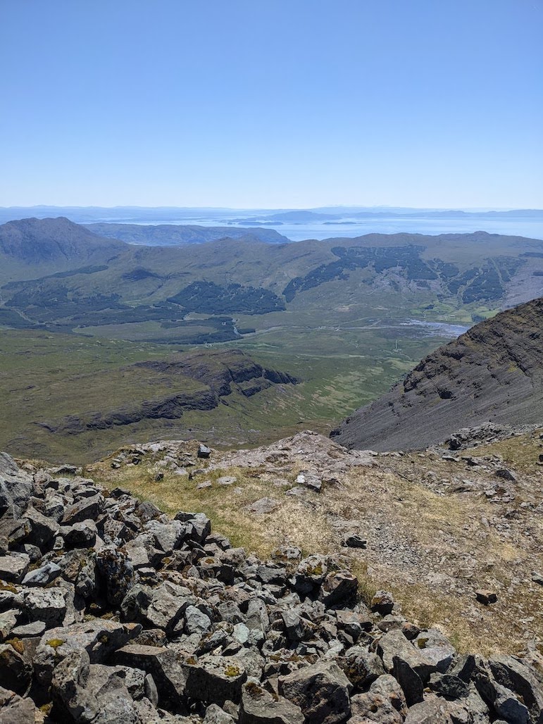 View from the top of Ben More, Isle of Mull