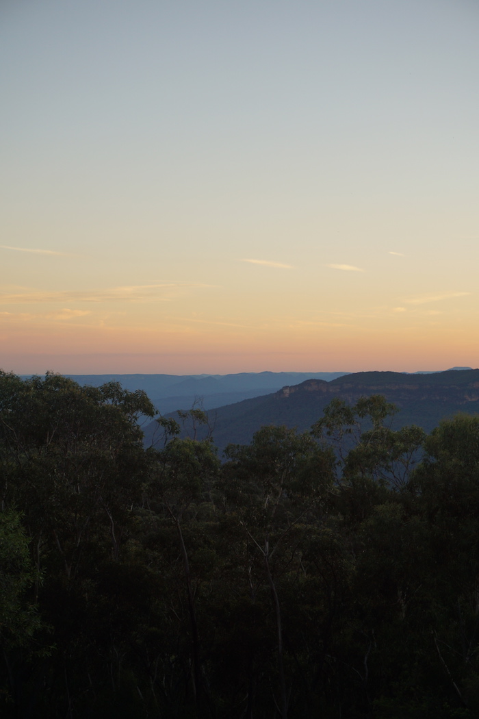 Blue Mountains sunset