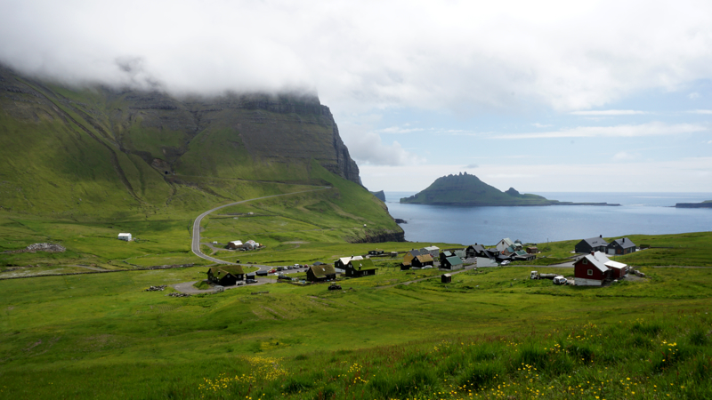 Gásadalur village