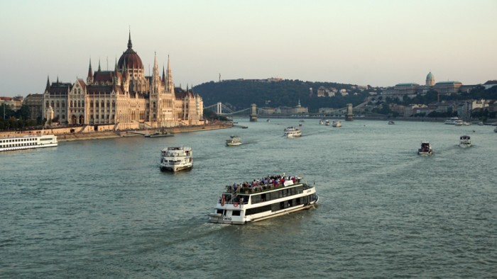 Danube at sunset