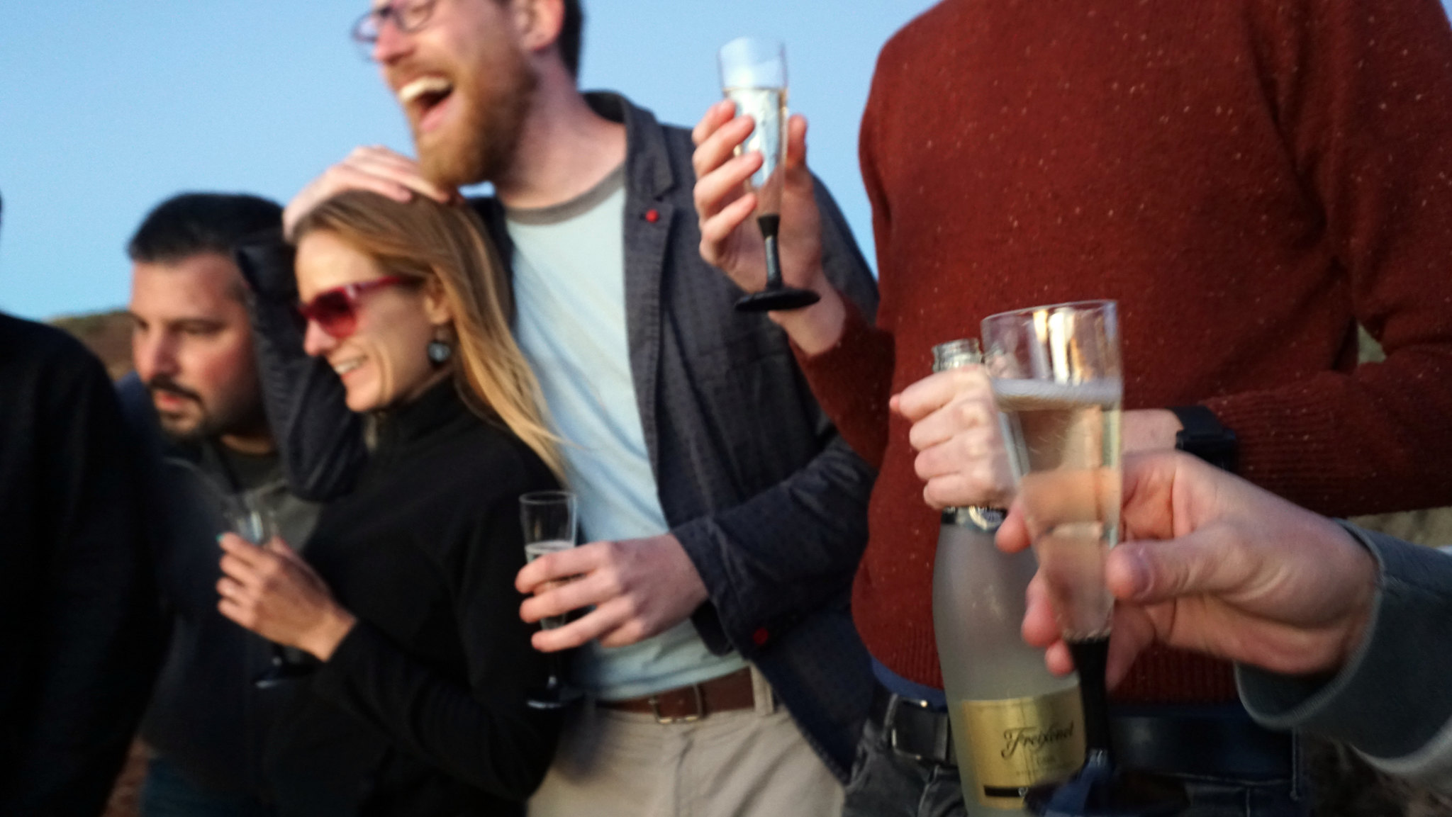 Photo of people drinking fizz