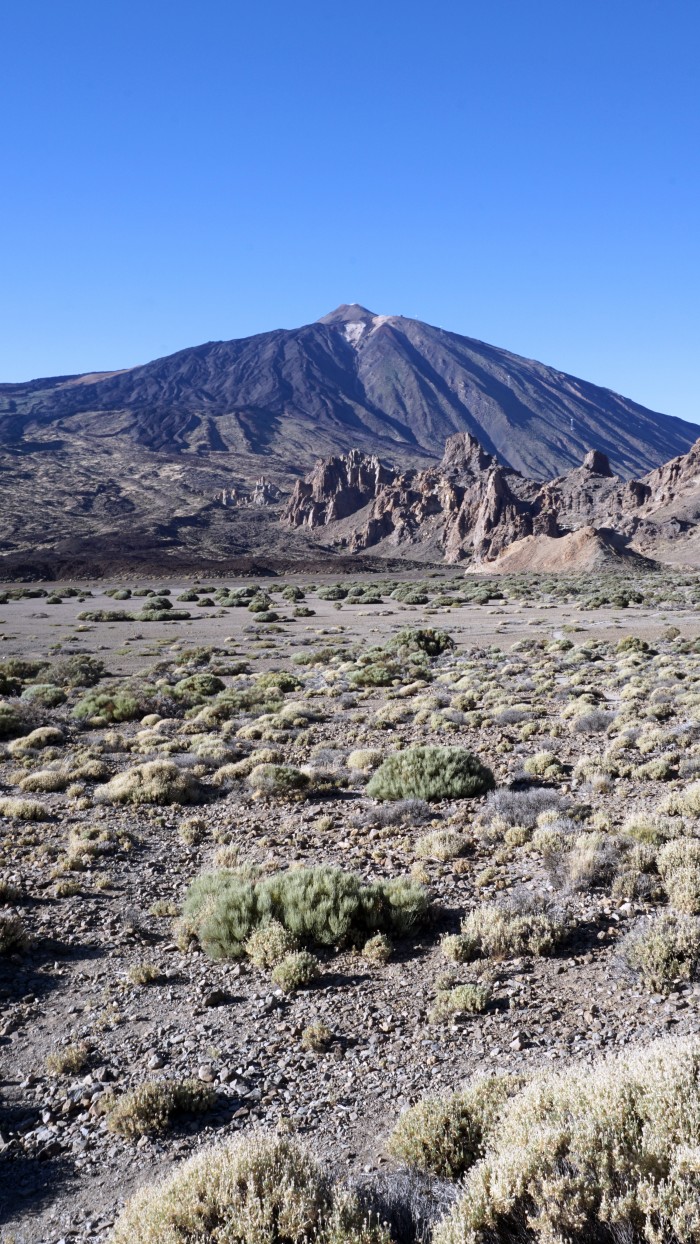 The Teide volcano peak